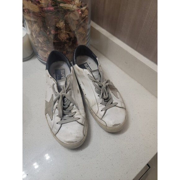 Golden Goose Super-Star sneakers White with black heel tab Size 37 US 7.5